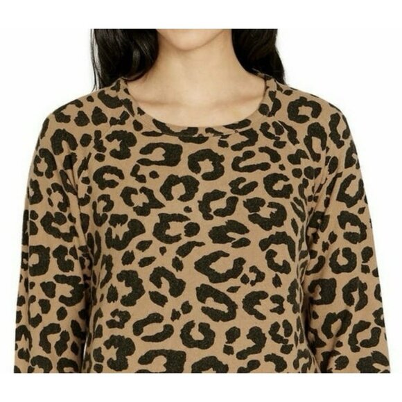 Buffalo David Bitton Women Sweater Leopard Print Soft Viscose Blend Cozy Small - Picture 3 of 10